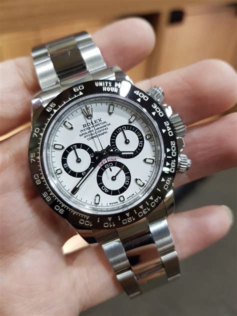 panda dial rolex daytona|rolex panda daytona for sale.